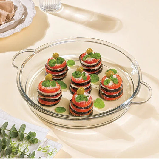 Crystal Bake 1.9 Liter Ovenware Dish Serving Tray