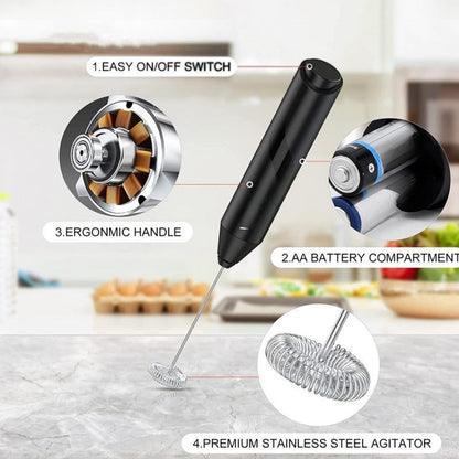 Handheld Coffee Beater Premium